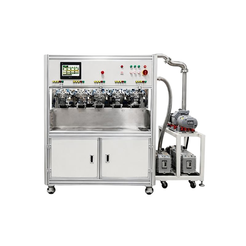 Heat pipe heating degassing welding machine